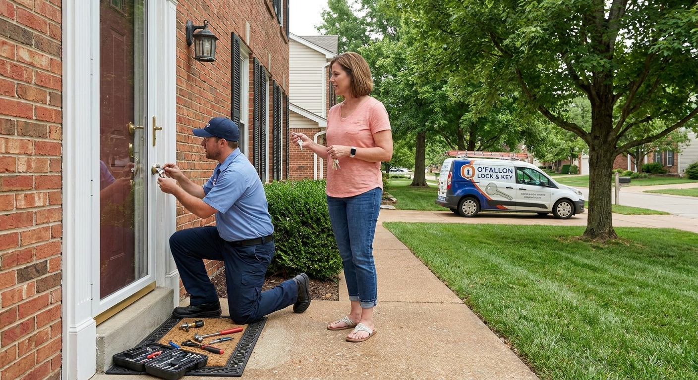 Lost key security risk in O’Fallon and importance of changing locks