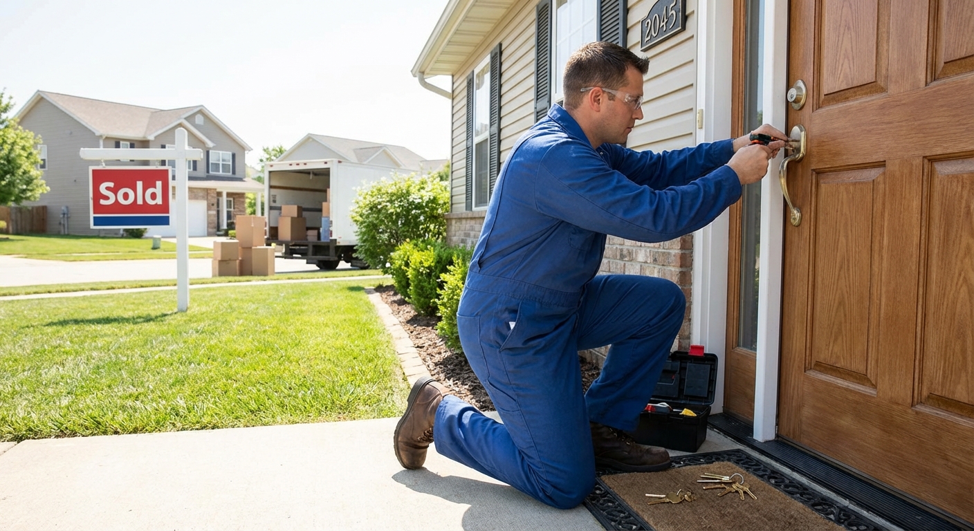Update your locks when moving to a new place in Dardenne Prairie for better security.