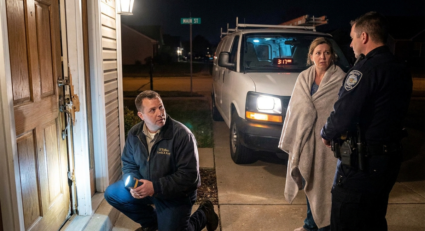 Can a Locksmith in O’Fallon Help After a Late Night Break-In?