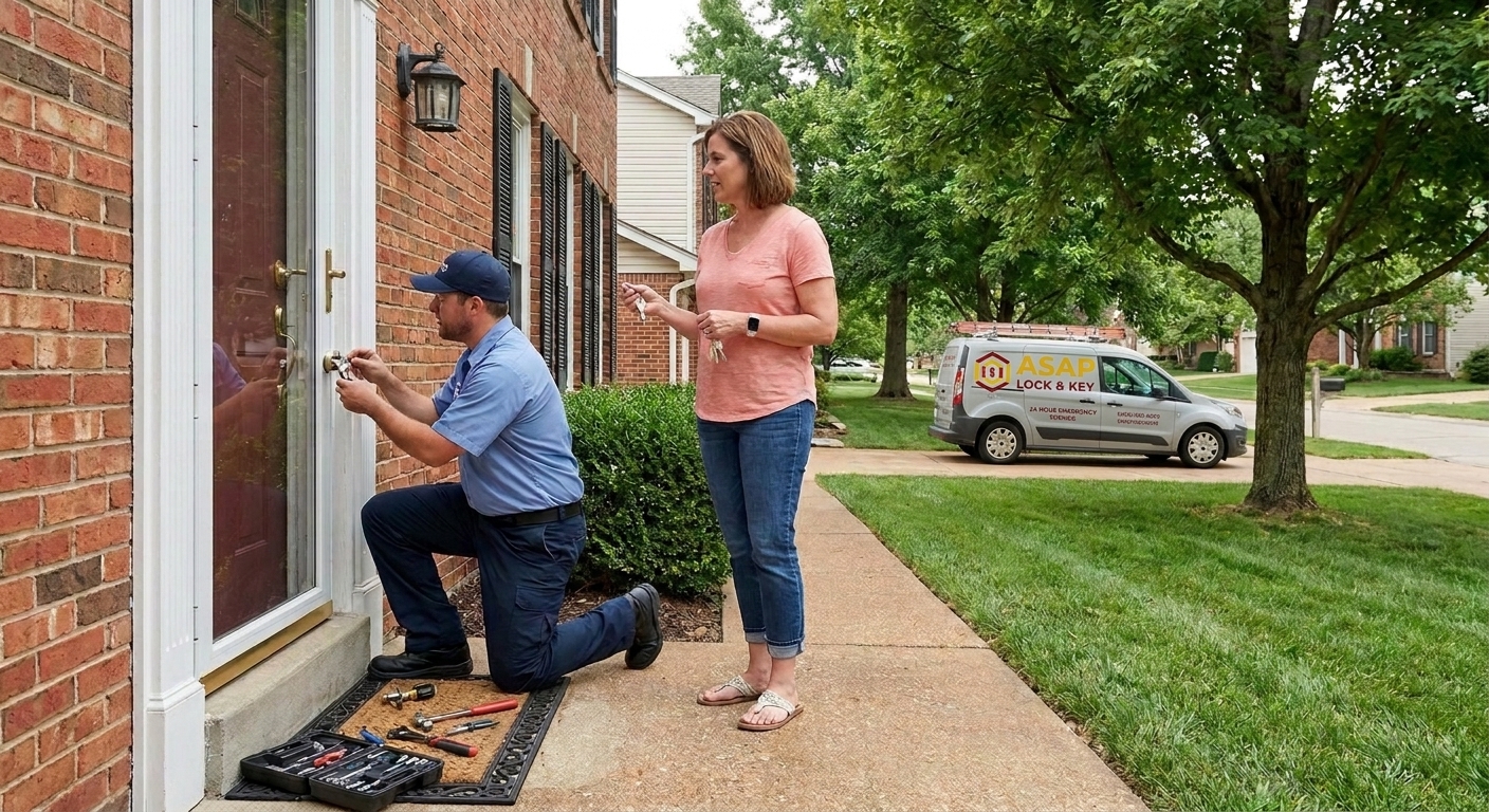 Lost key security risk in O’Fallon and importance of changing locks
