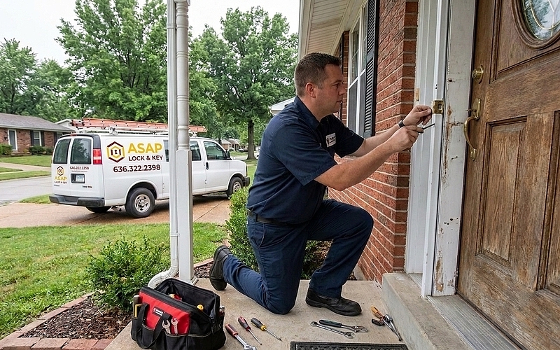 Can a Locksmith in St. Charles Fix a Door That Won't Lock?